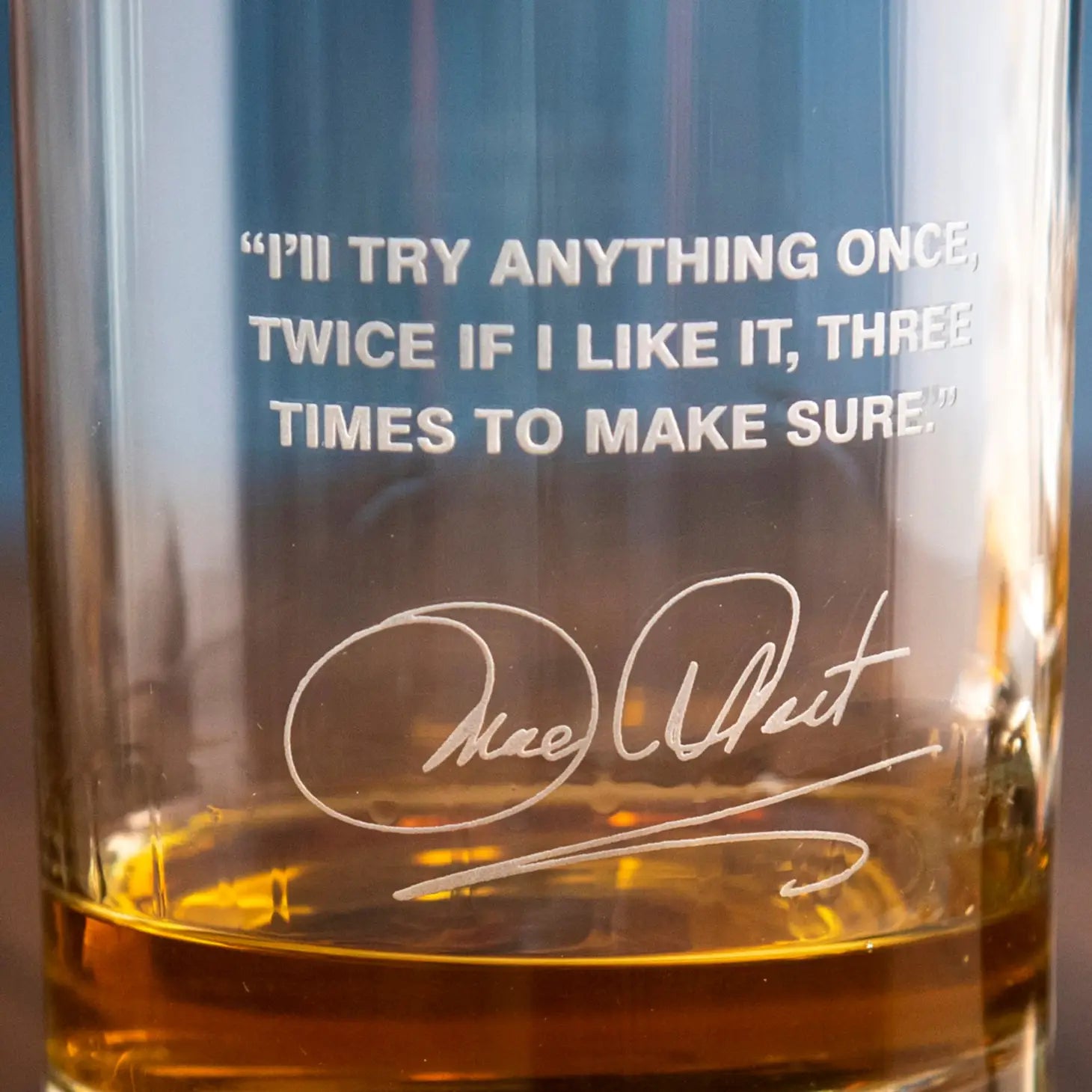 Mae West Double Old Fashion Glass