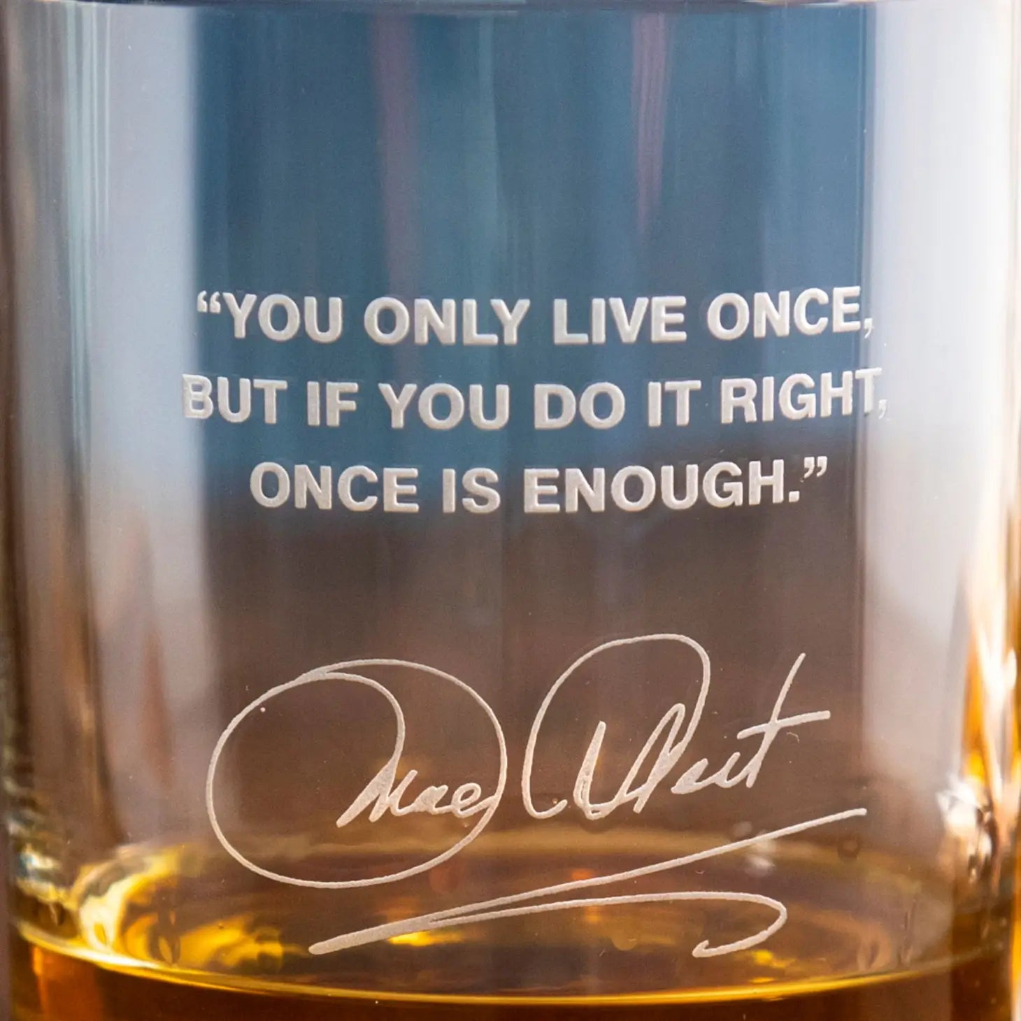Mae West Double Old Fashion Glass