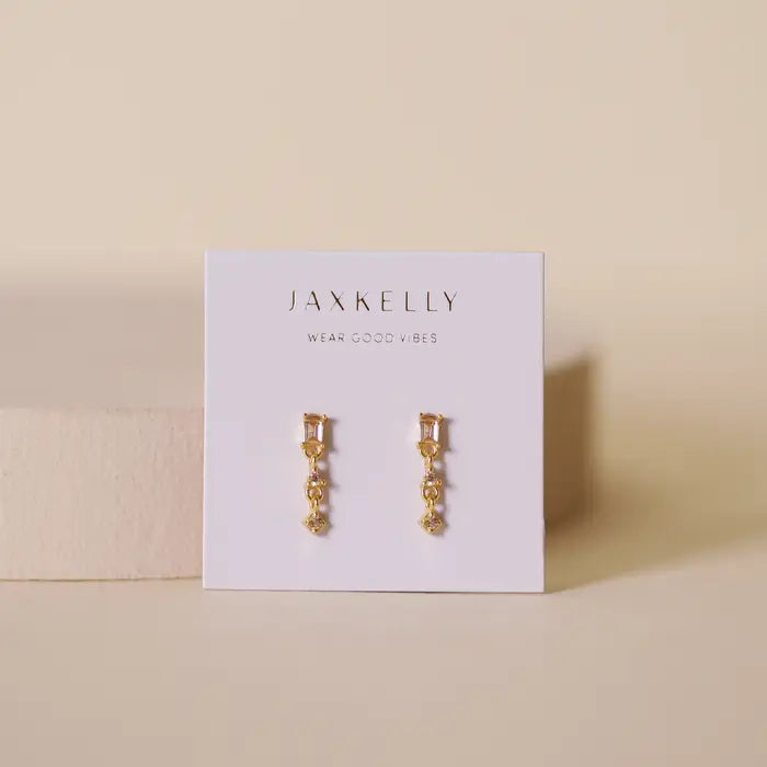 Mini Baguette Earrings