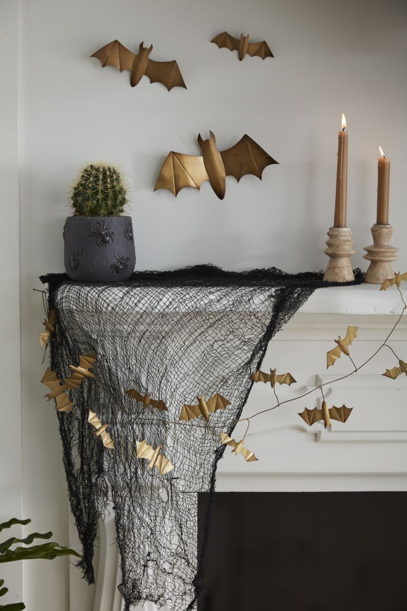 Winged Bat Decor S/3