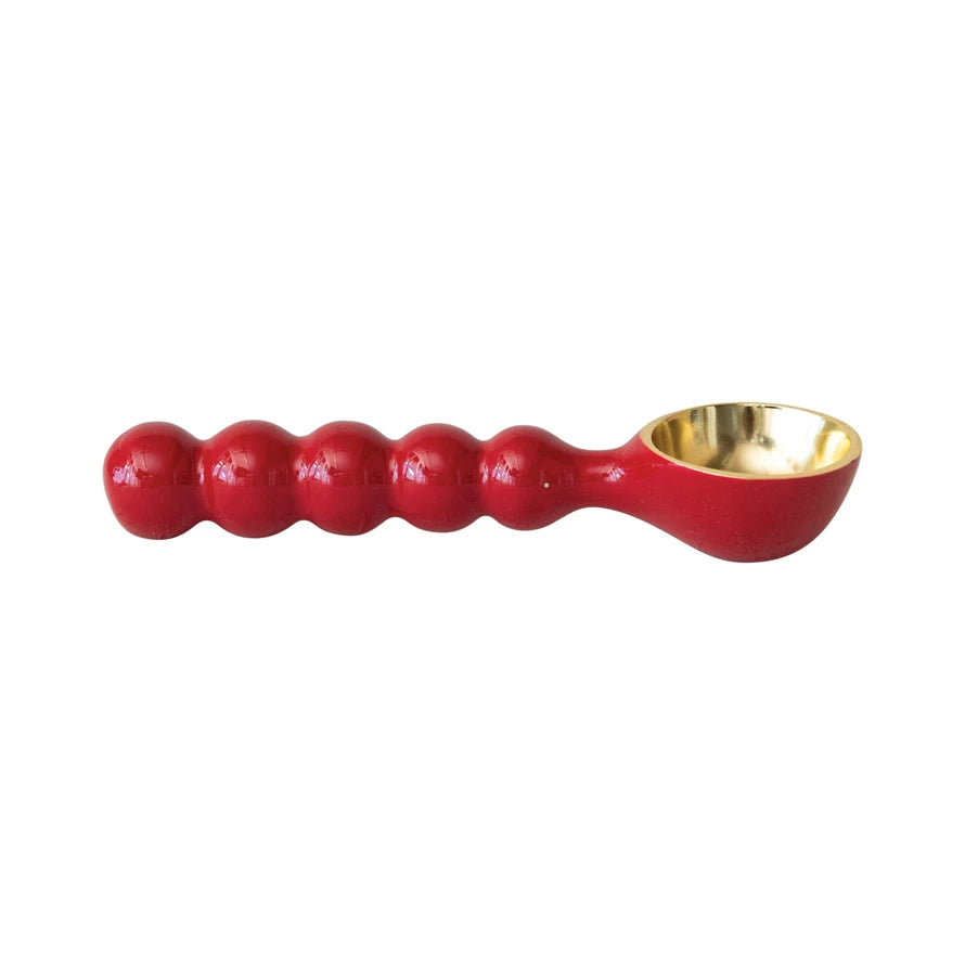 Red Enamel Ice Cream Scoop