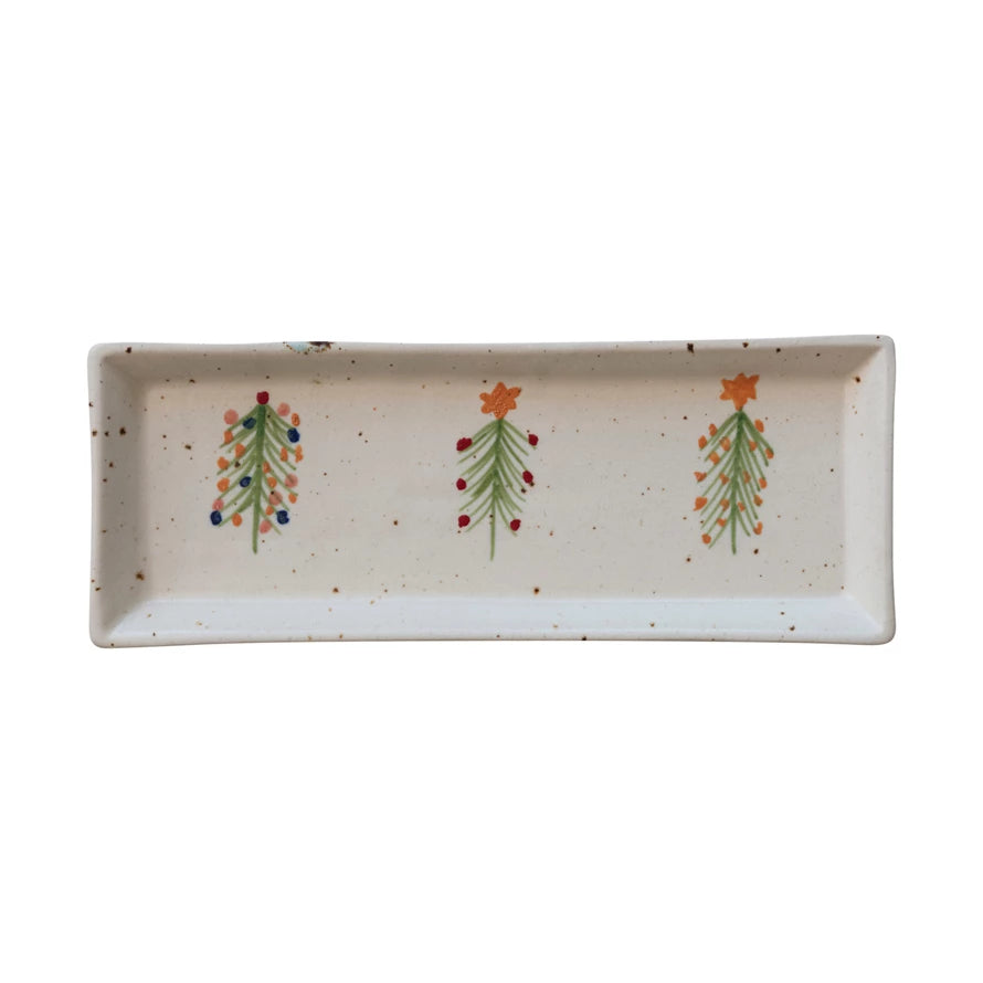 Platter w/ Christmas Trees