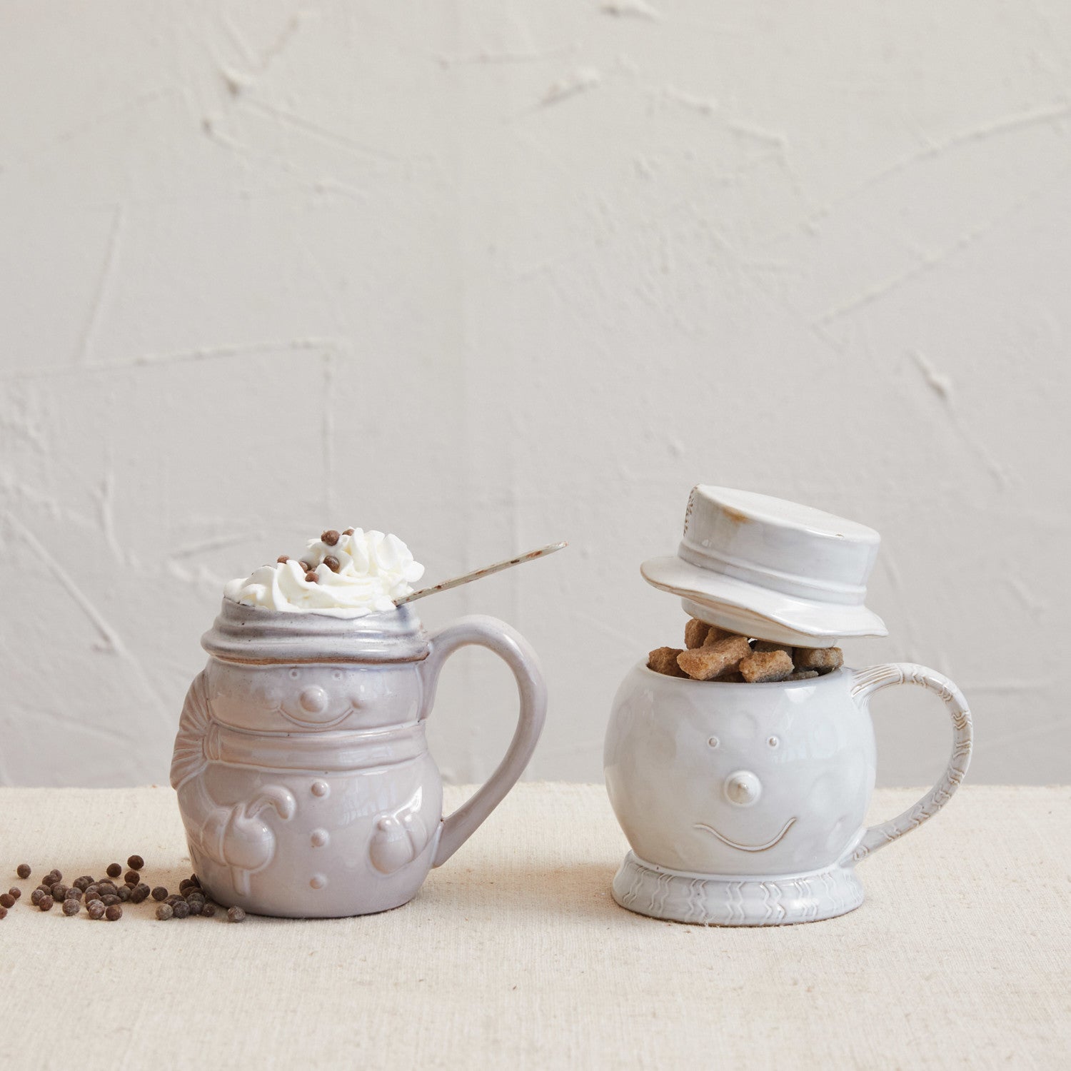 Snowman Stoneware Mug