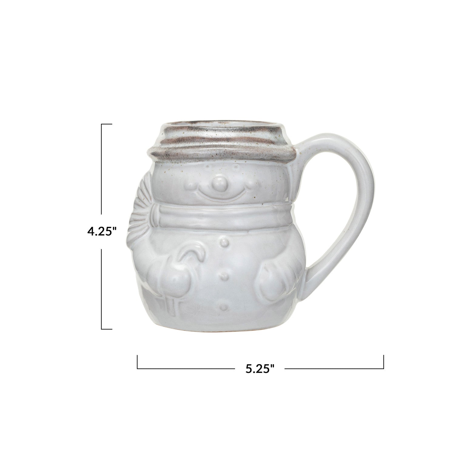 Snowman Stoneware Mug