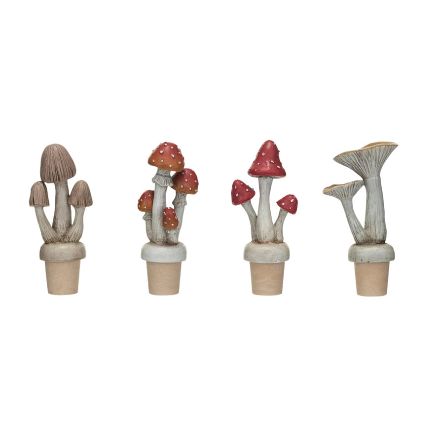 Mushroom Bottle Stopper