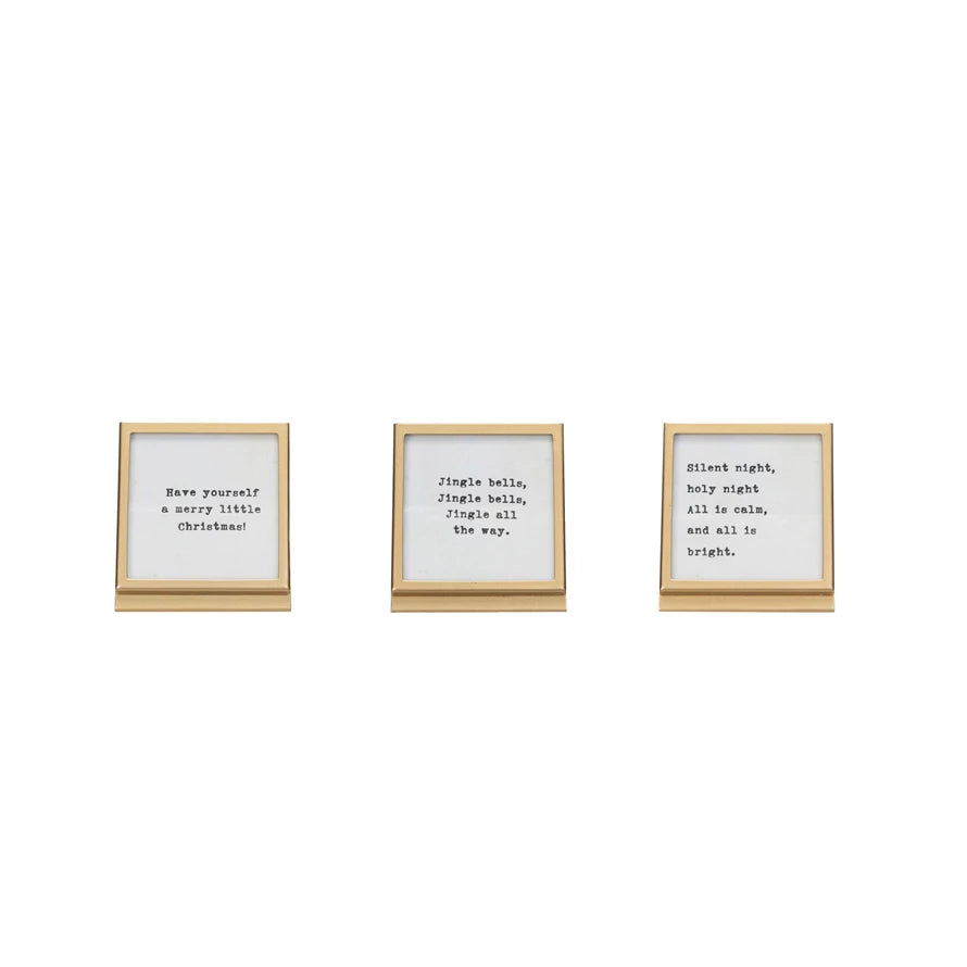 Frame w/ Easel & Saying
