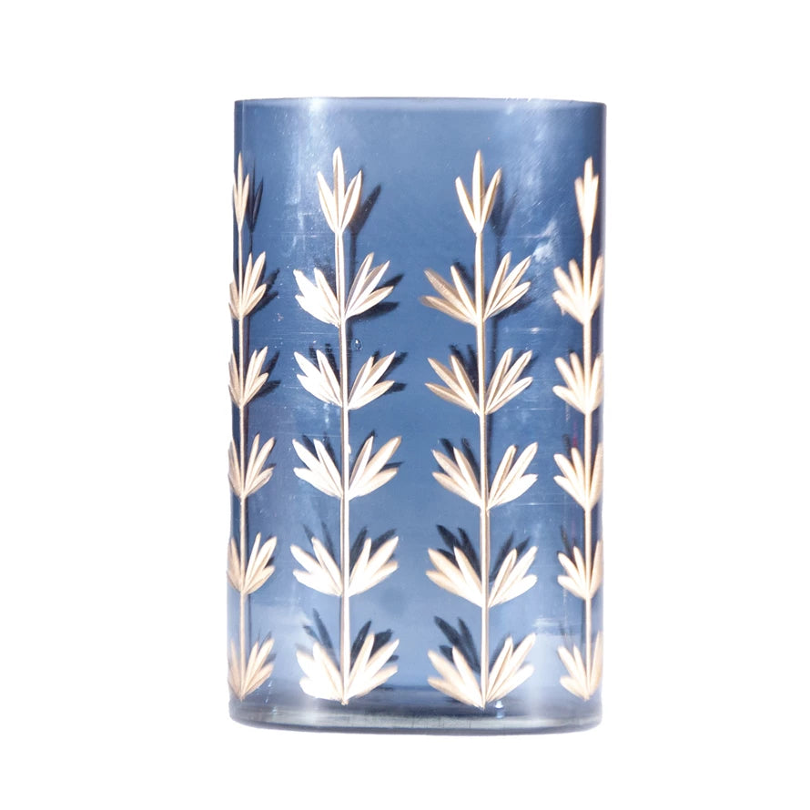 Cut Glass Candle Holder