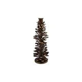 Metal Pinecone Taper Holder