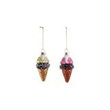 Glass Ice Cream Ornament