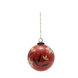 HP Flower Glass Ornament