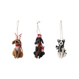 Multi Color Dog Ornament