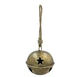 Metal Jingle w/ Stars Ornament