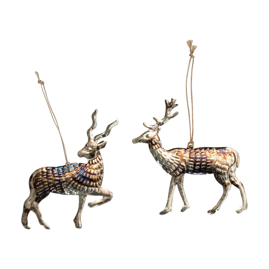Metal Deer Ornament