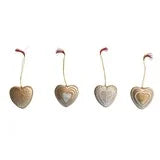 Paper Mache Heart Ornament