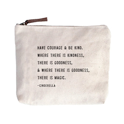 Canvas Zip Pouch