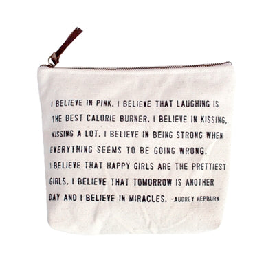 Canvas Zip Pouch