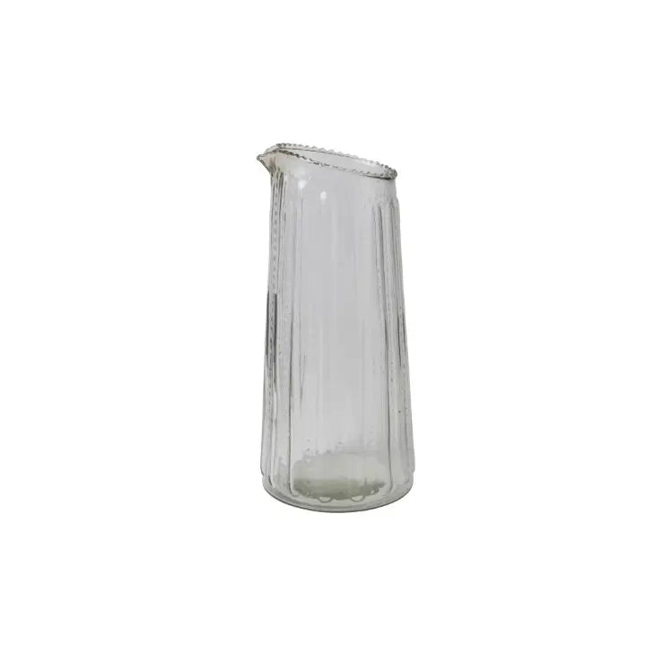 Ruffle Glass Carafe