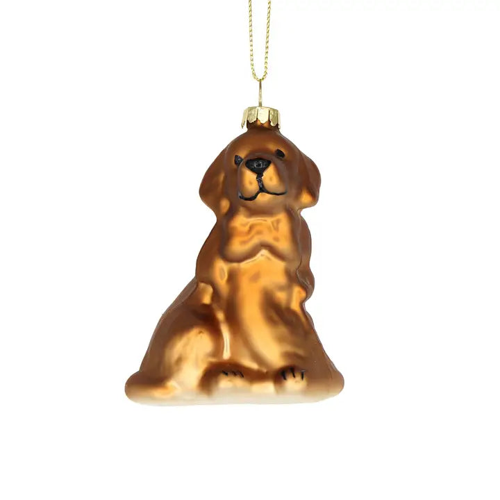 XM Golden Dog Ornament
