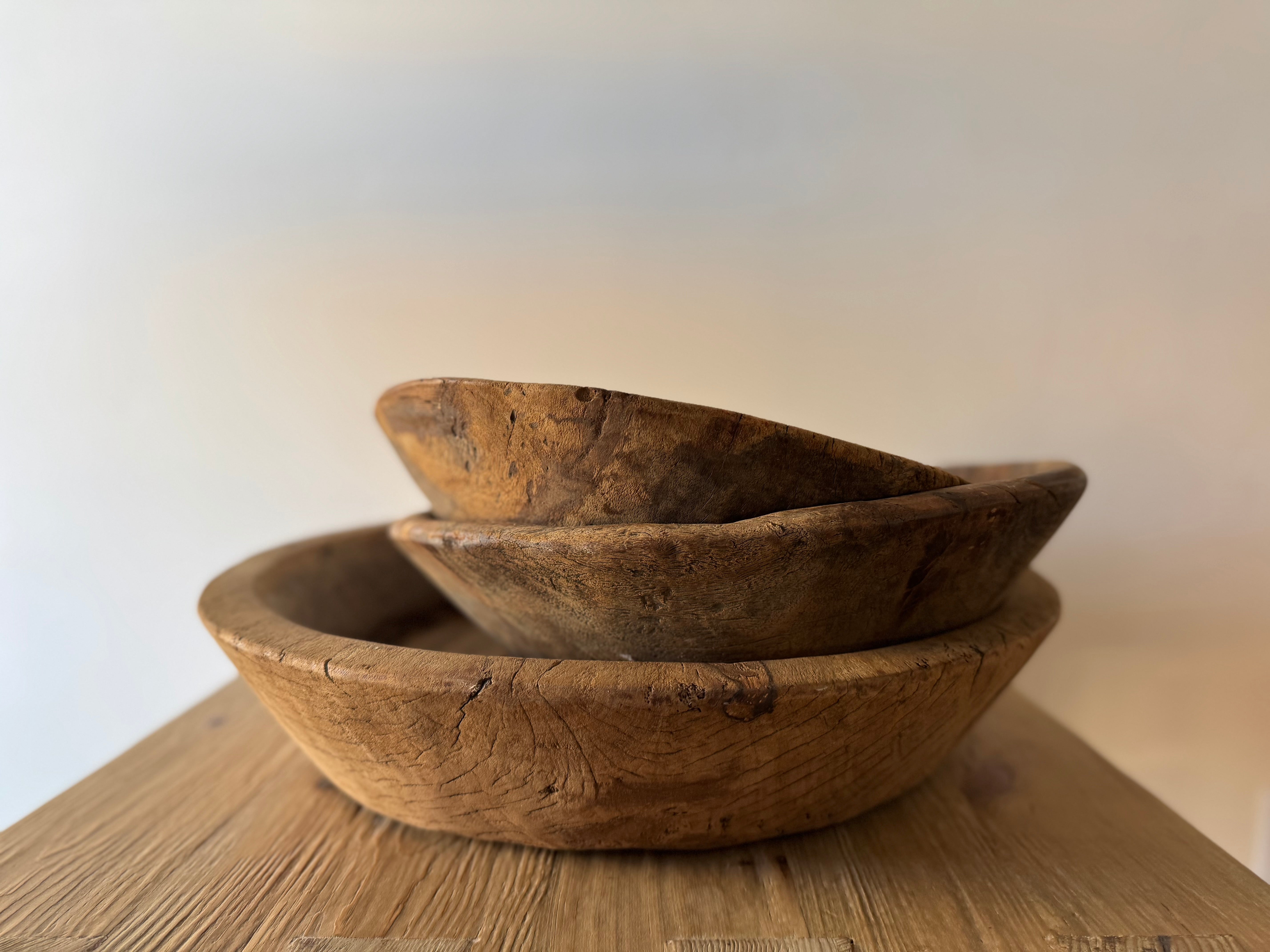 Rustic Wooden Bowls