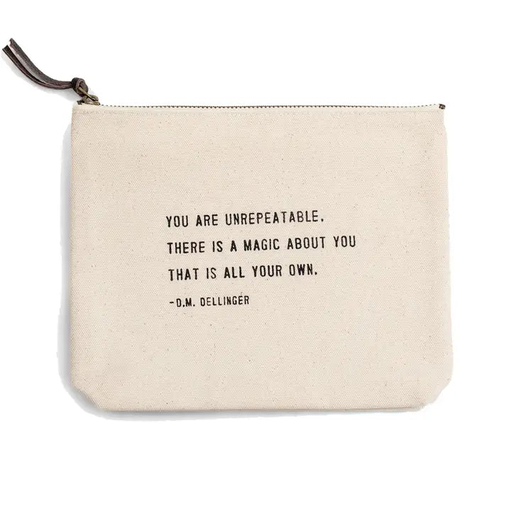 Canvas Zip Pouch