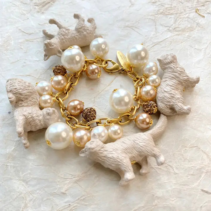 Pearl Charm Bracelet
