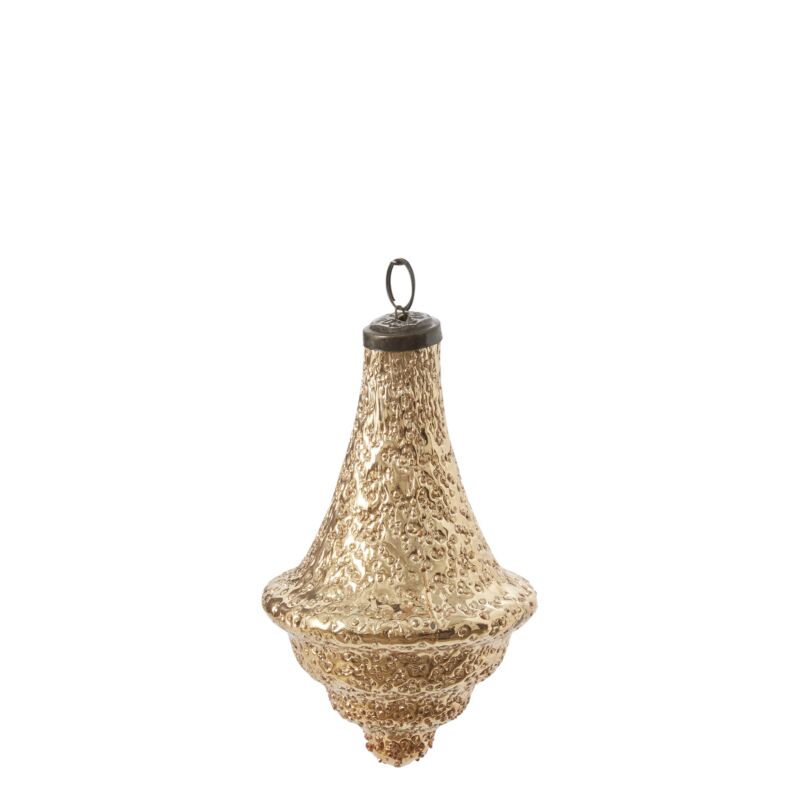 XM Glass Finial Ornament