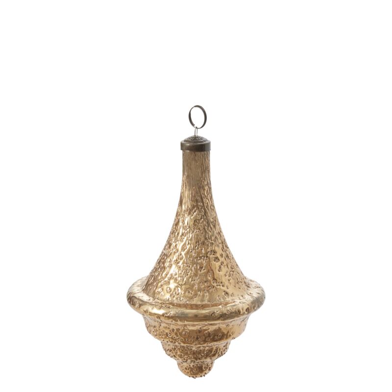 XM Glass Finial Ornament