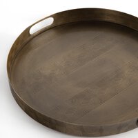 Round Etched Tray