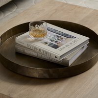 Round Etched Tray