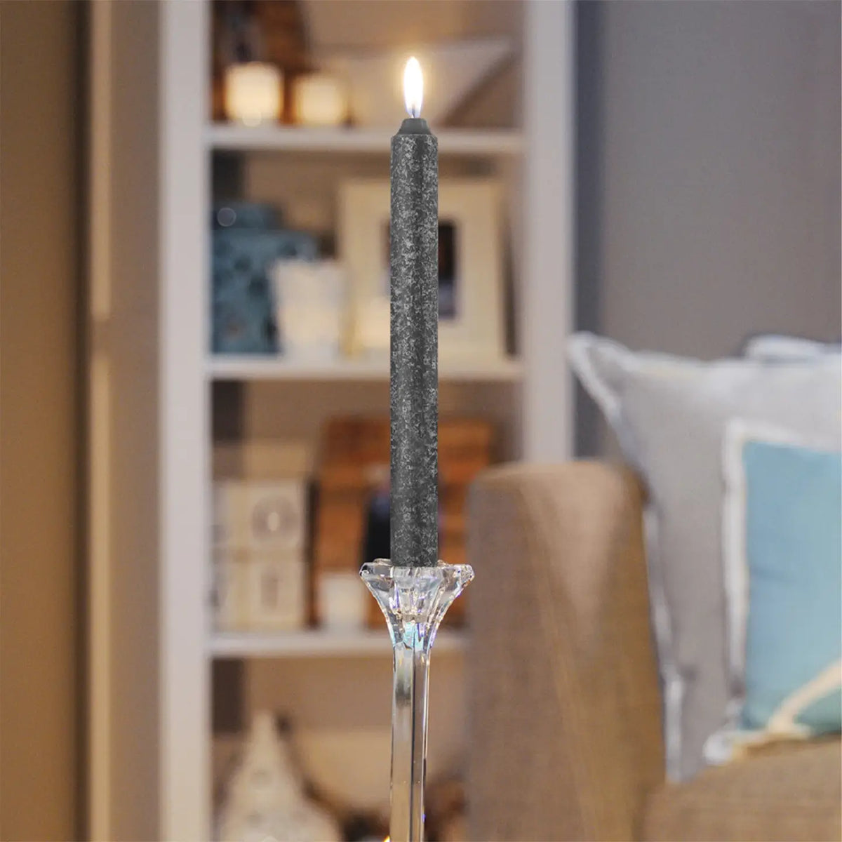 9" Timber Taper Candle