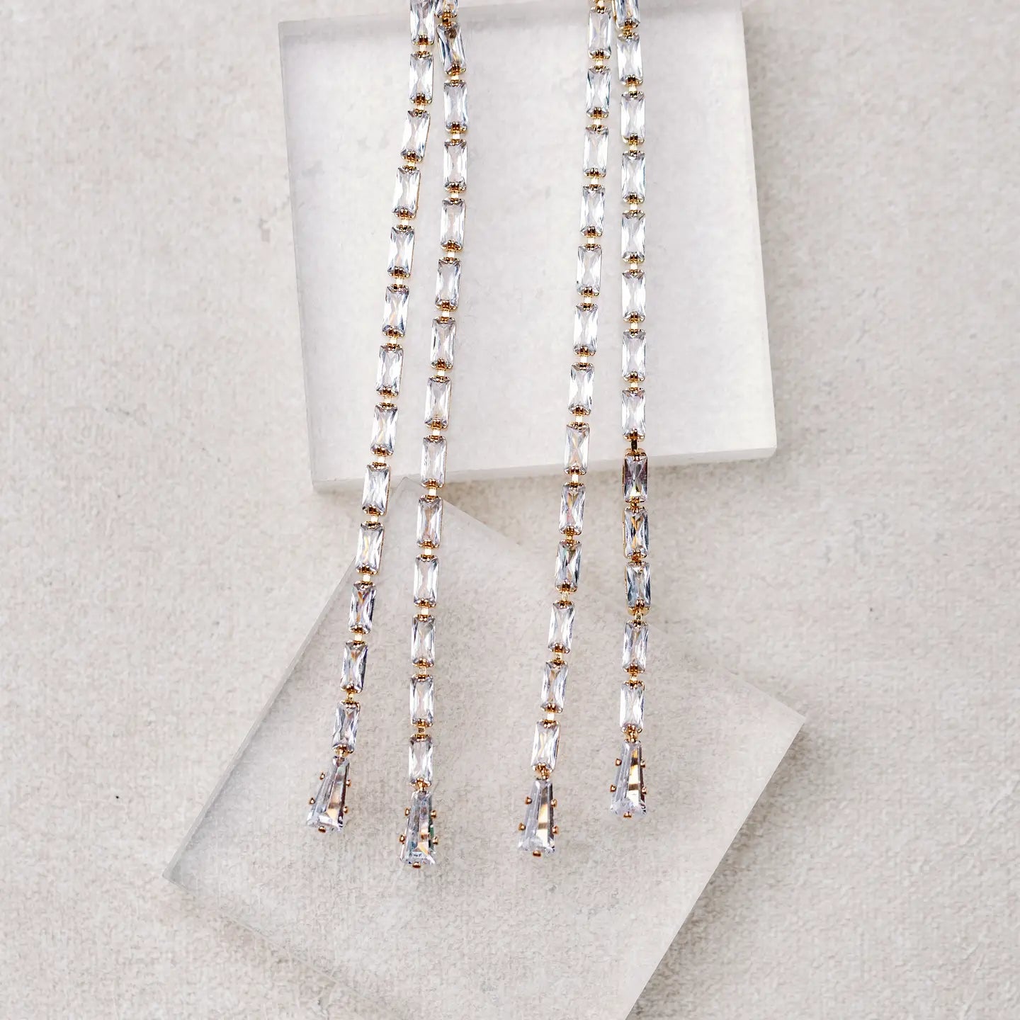 Rhinestone Dangle Earrings