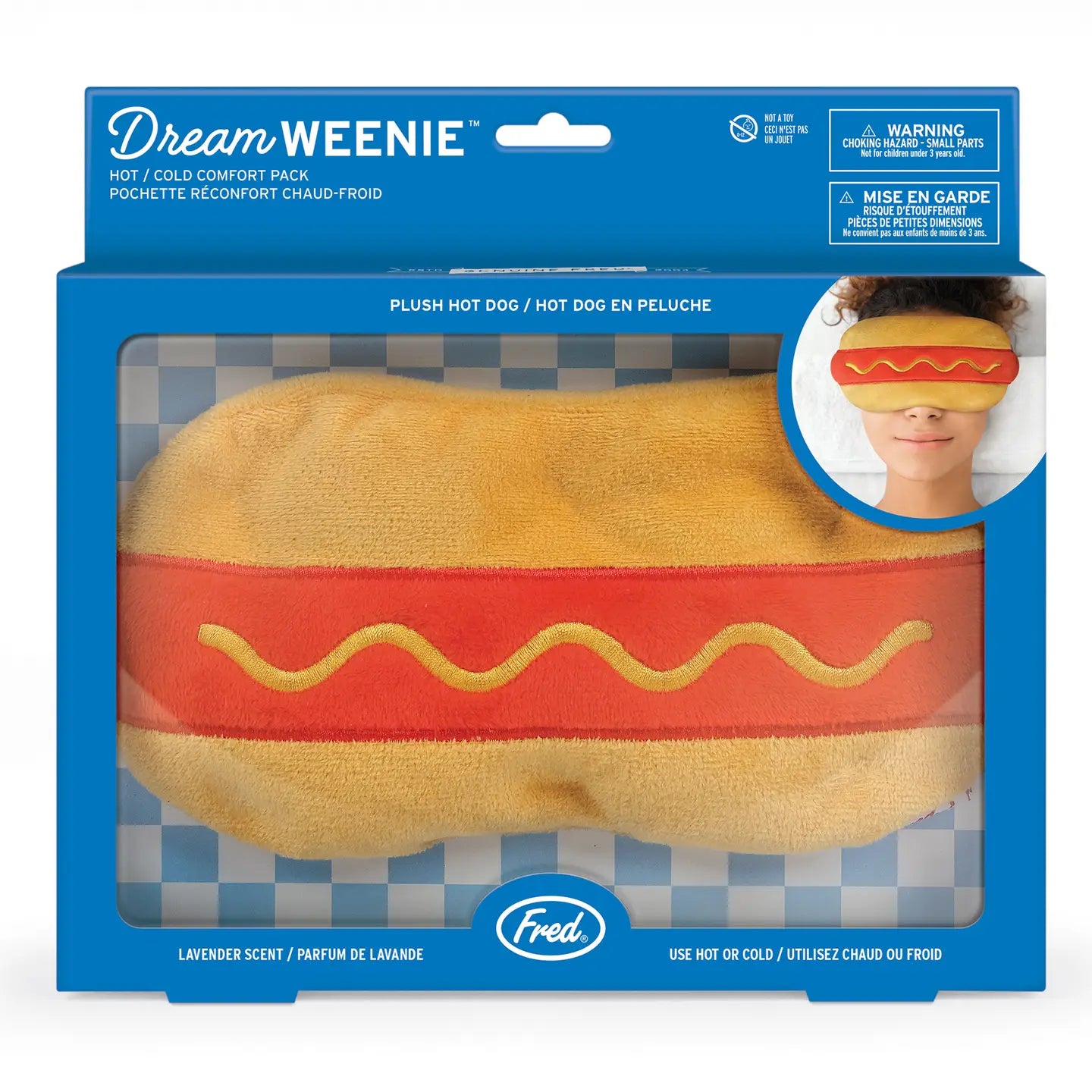 Hot Dog Eye Pillow
