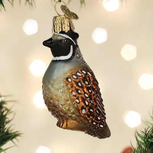 XM Quail Ornament