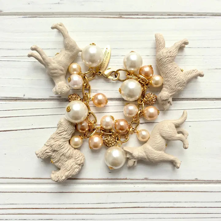 Pearl Charm Bracelet