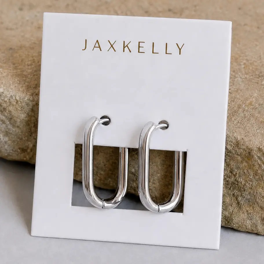 Rectangle Hoop Earring