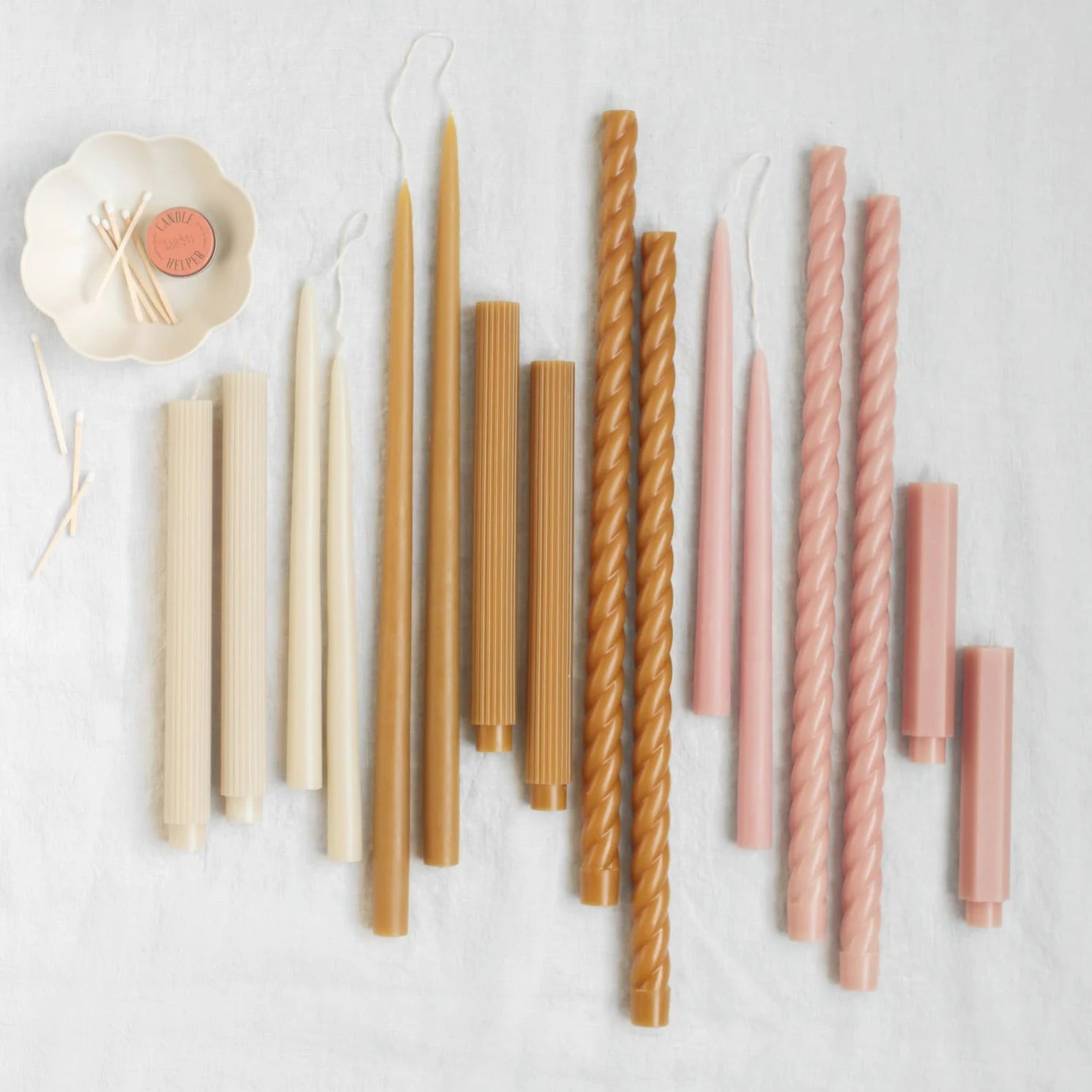 18&quot; Taper Candle Set