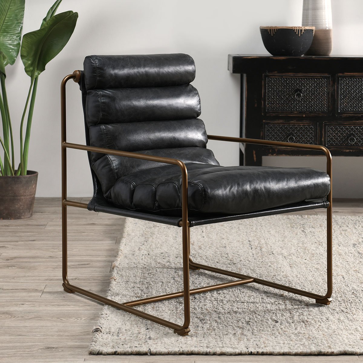 Obsidian Accent Chair