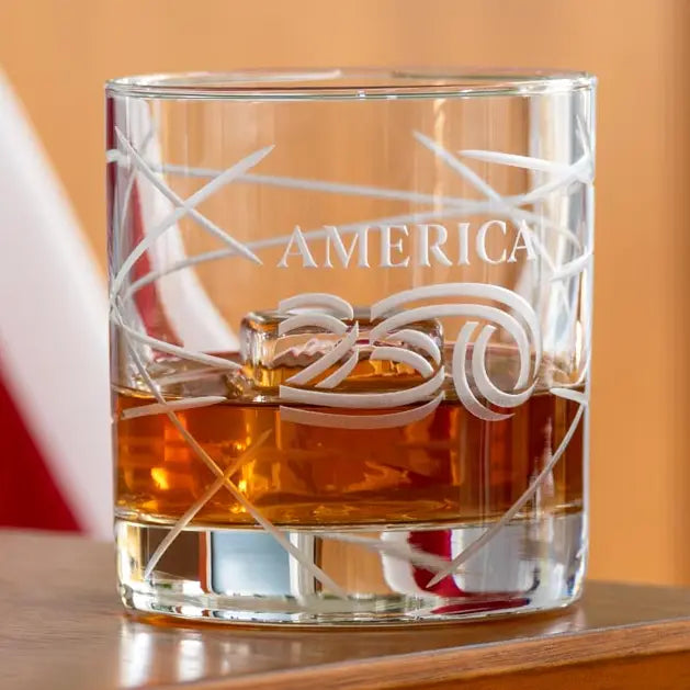 America 250 Whiskey Glass S/2