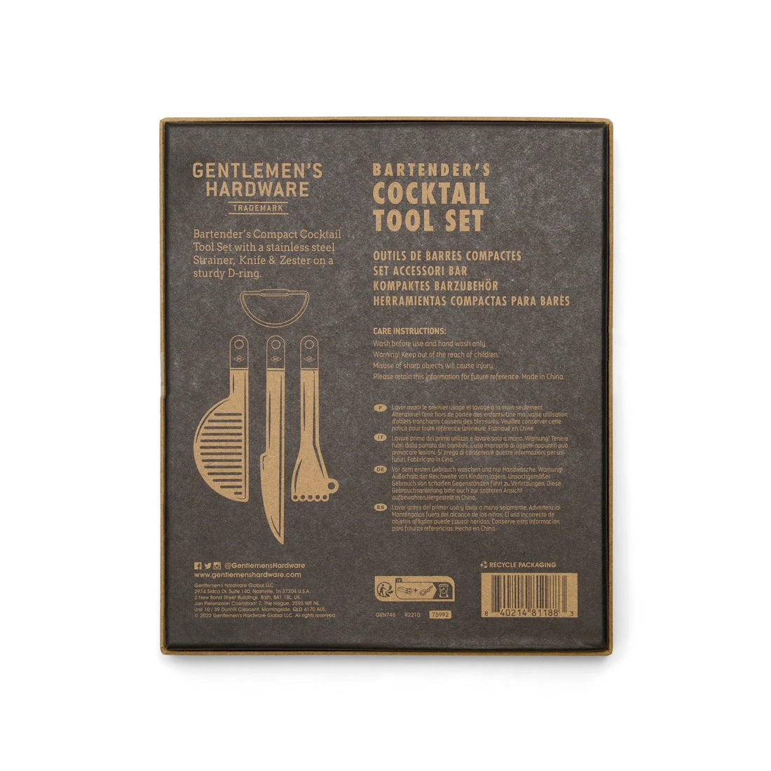 Bartender&#39;s Cocktail Tool Set