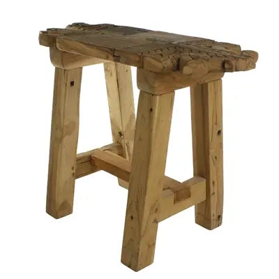 High Desert Wood Stool