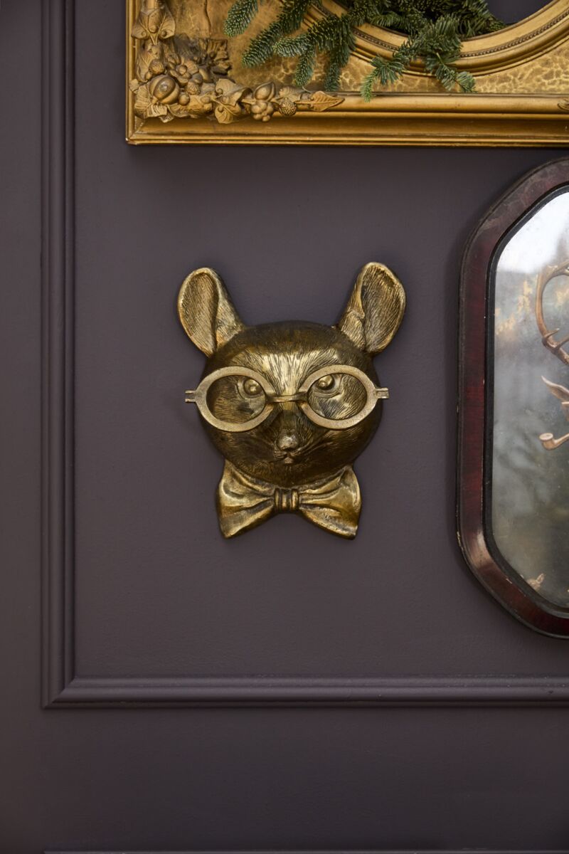 Metal Mouse Sculpture