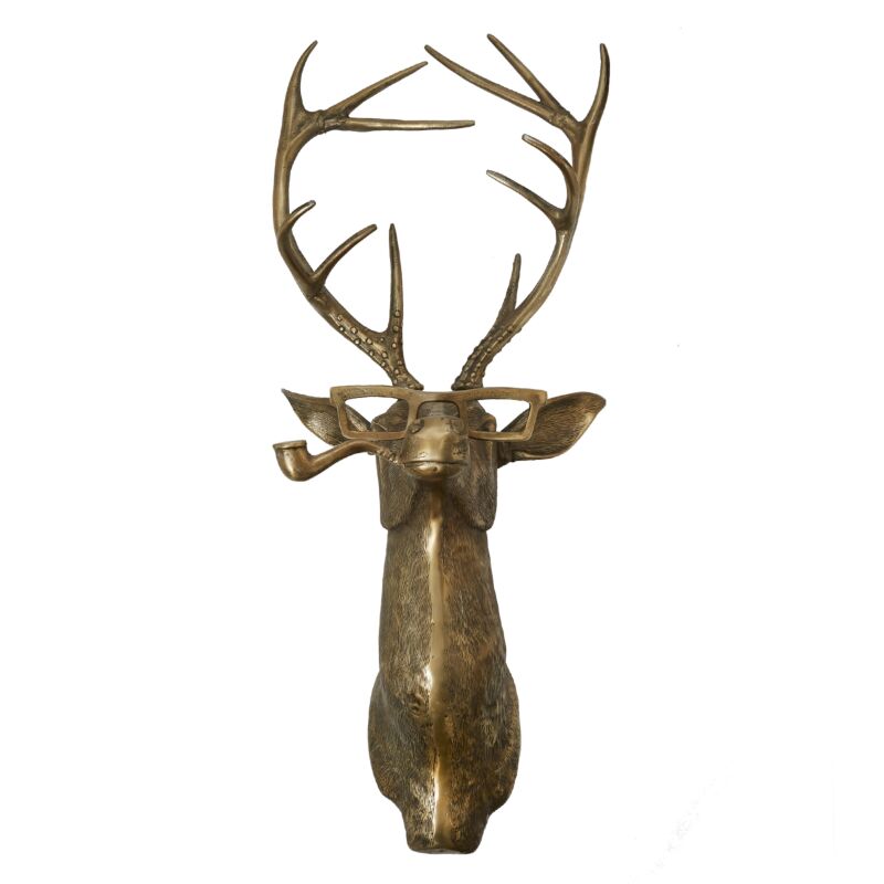 Metal Buck Sculpture