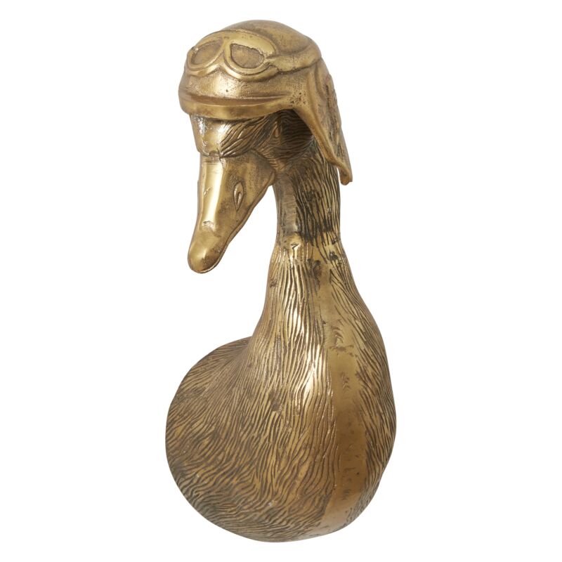 Metal Duck Sculpture