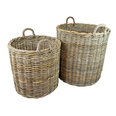 Round Rattan Basket