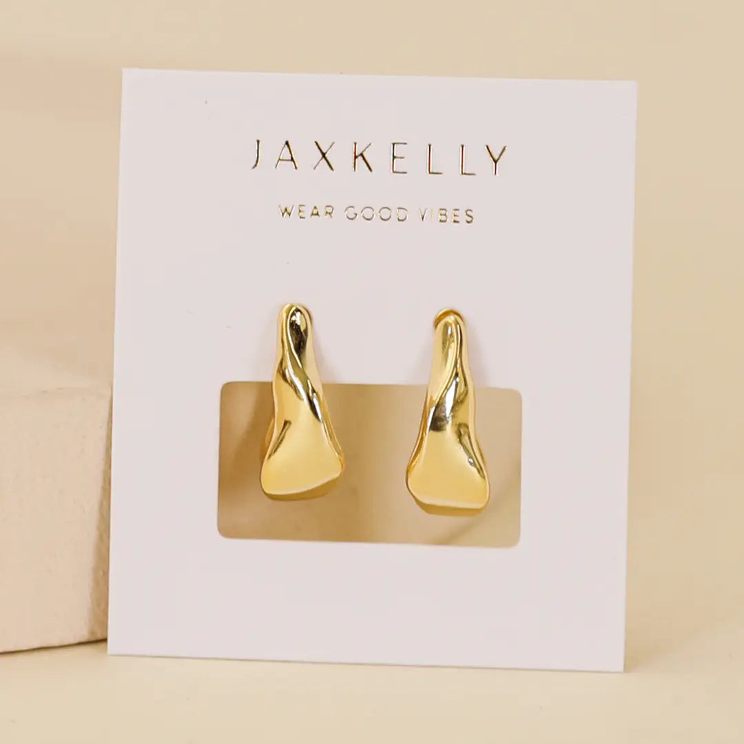 Ripple Hoop Earring