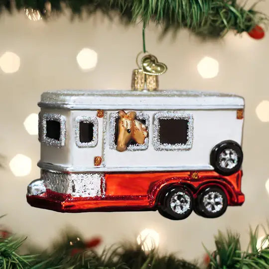 XM Horse Trailer Ornament