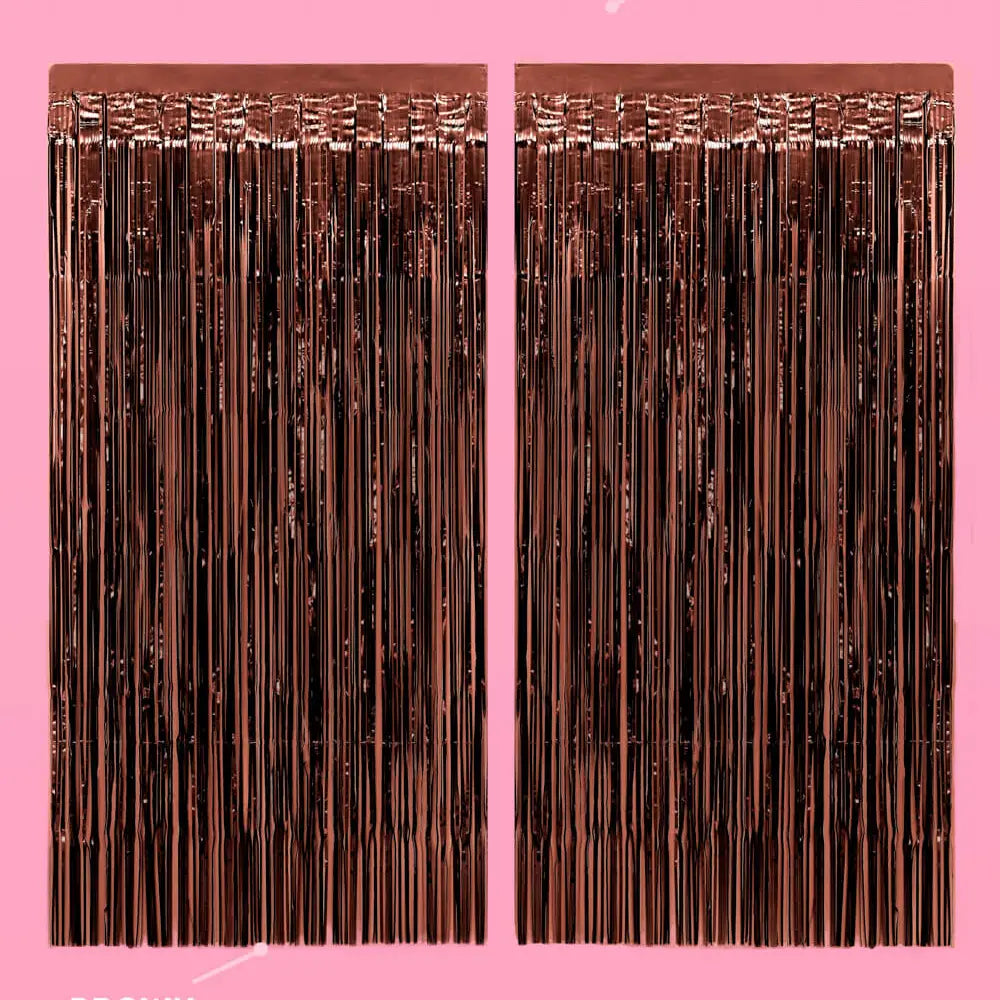 Espresso Fringe Curtain