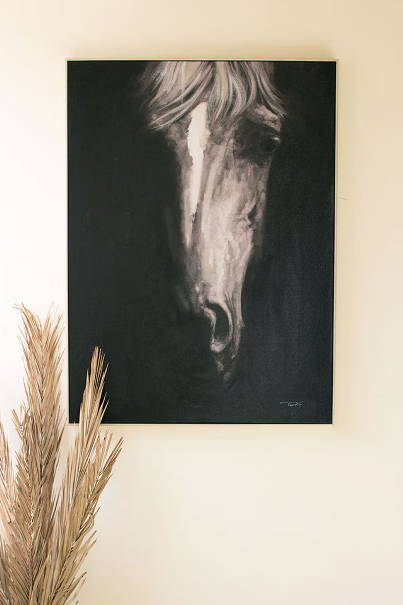 Framed Horse Artwork