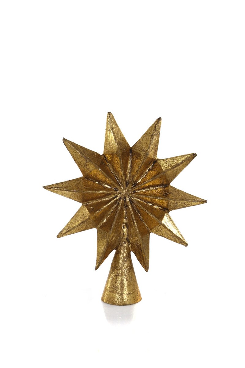 XM Antique Gold Tree Topper
