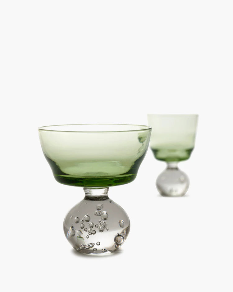 Stem Glass, Medium Green